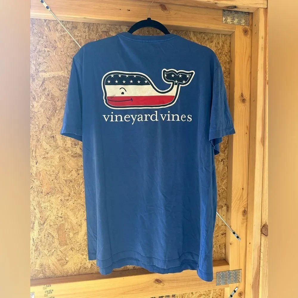 Vineyard Vines Patriotic Blue Tee